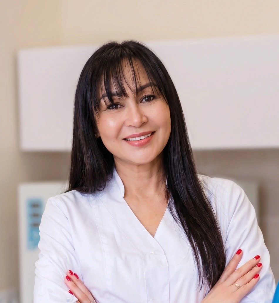 Dra. Aurisol Sifontes en su consultorio odontológico